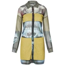 Ottolinger Mesh Shirt Dress