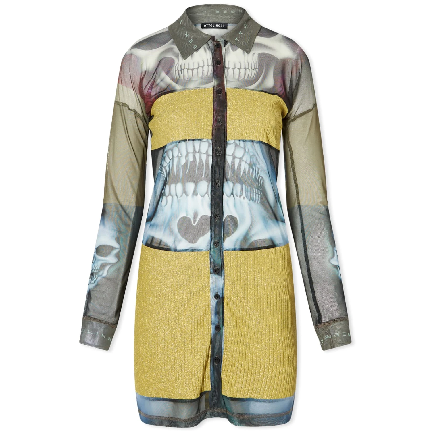 Ottolinger Mesh Shirt Dress 1 Ottolinger Mesh Shirt Dress