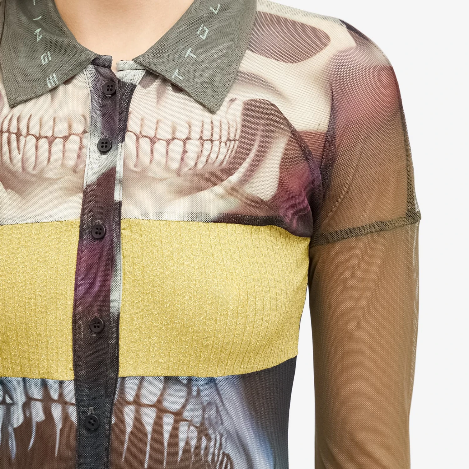 Ottolinger Mesh Shirt Dress 5 Ottolinger Mesh Shirt Dress - Image 5