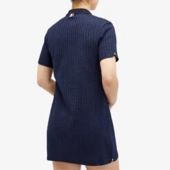 Thom Browne Mini Jacquard Polo Dress -Marine Serrc Style 13 03 2024 JA FJD112A J0133 415 8 1