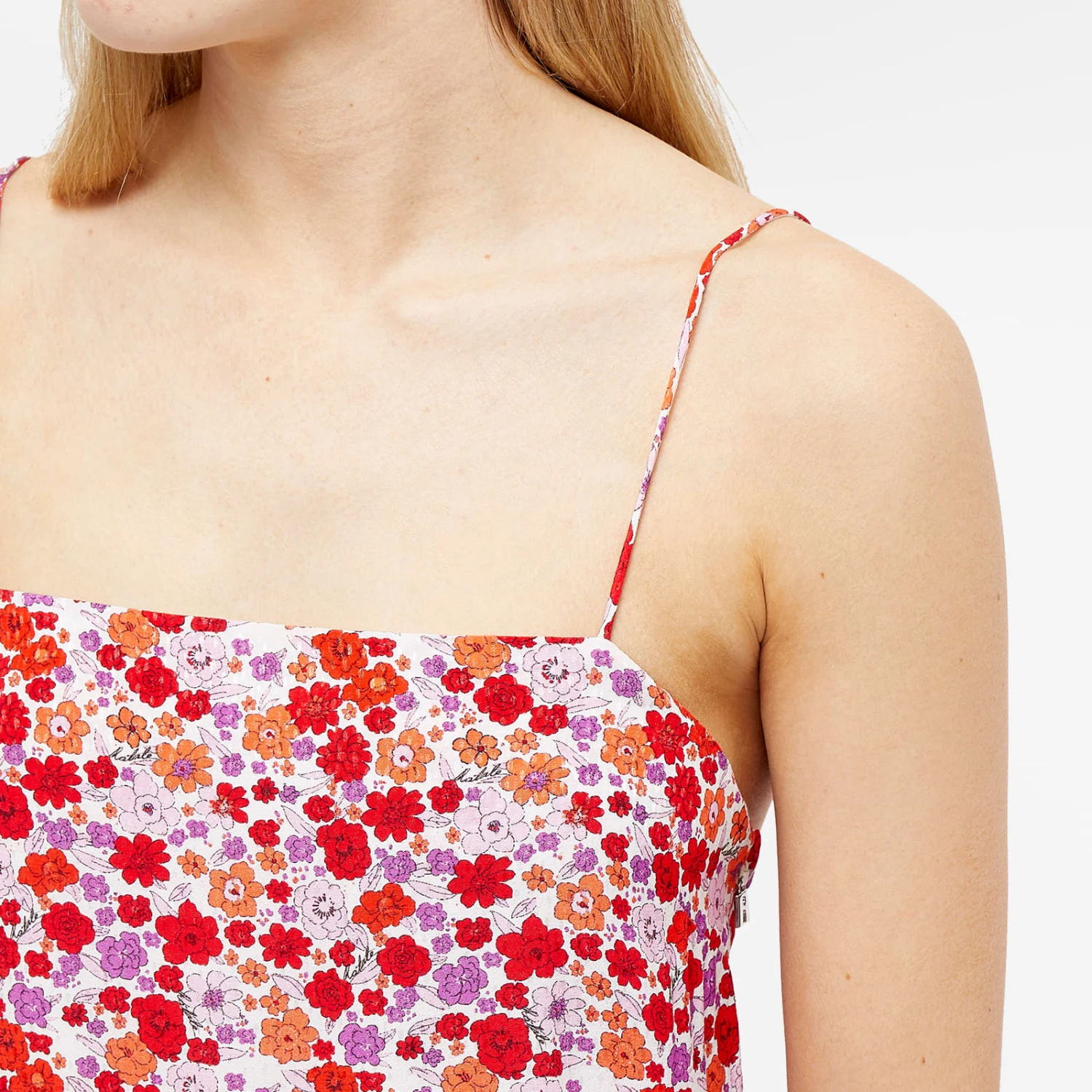 ROTATE Sunday Fine Jacquard Mini Dress 5 ROTATE Sunday Fine Jacquard Mini Dress - Image 5