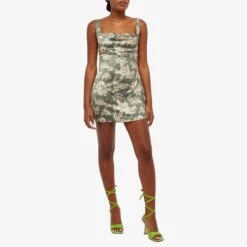 Miaou Moss Toile Ginger Mini Dress -Marine Serrc Style 15 09 2022 ja 5018ss2mst m9