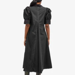 Ganni Cotton Poplin V-Neck Maxi Dress 7 Ganni Cotton Poplin V-Neck Maxi Dress -Marine Serrc Style 22 02 24 NS F7127 099 8 1