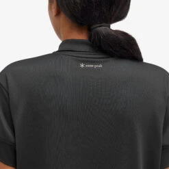 Snow Peak Quick Dry Sweatshirt Midi Dress -Marine Serrc Style 24 04 2024 AJ SW 24SW001 BLK 9 1